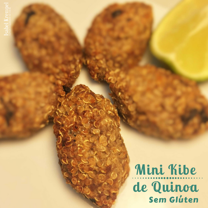 Mini Kibe de Quinoa sem Glúten