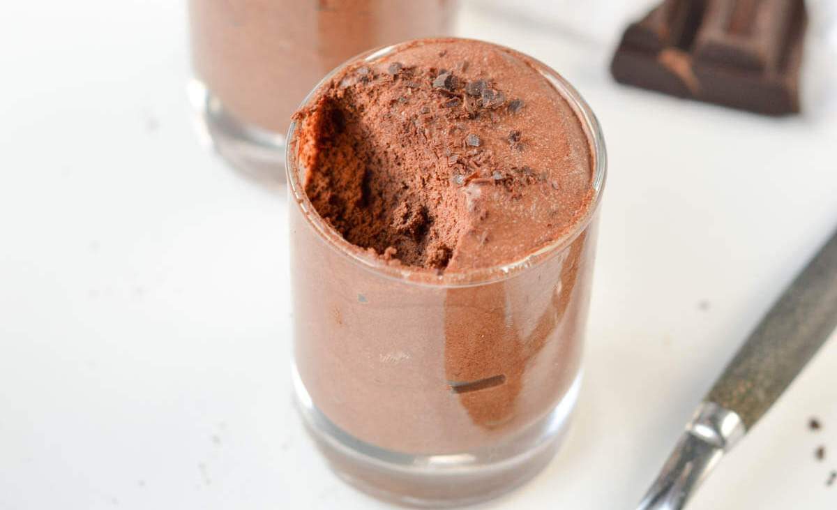 ​Mousse de Chocolate Vegano